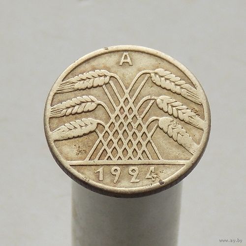 Германия 10 рейхспфеннигов 1924 А