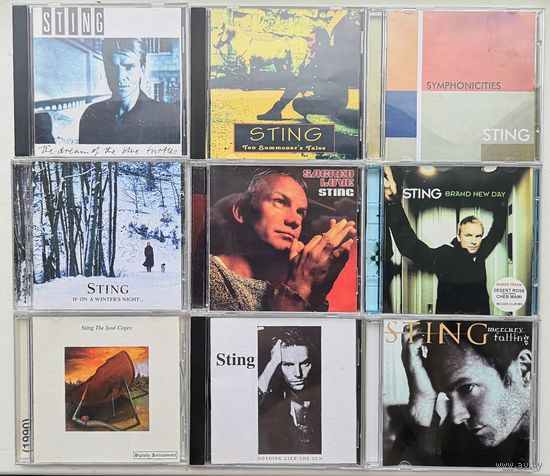 Sting. Коллекция CD. Цена за один диск 10 руб.