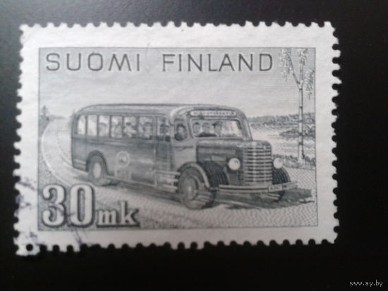 Финляндия 1946 автобус