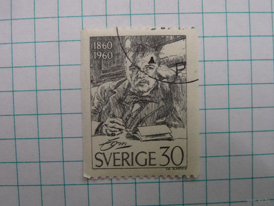 Швеция 1960 Андерс Цорн. художник