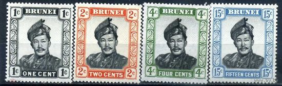 Брит. колония Бруней. металлография.  1952 г. 2 фото.  см. условие.