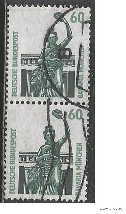 ФРГ. Символ Мюнхена. Бавария. 1987г. Mi# 1341. Сцепка.
