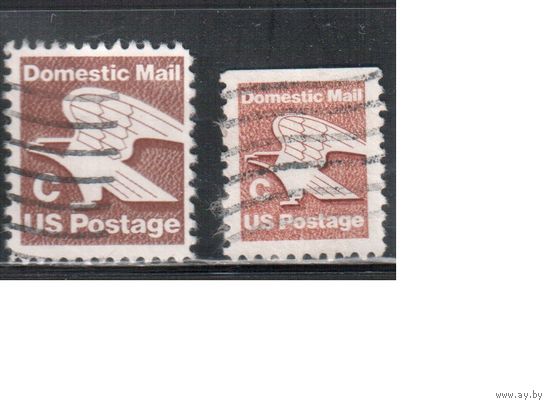 США-1981, (Мих.1507-1508) ,  гаш., Стандарт, Орел, (полная серия) (1)