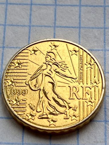 10 евроцентов Франция 1999 год UNC
