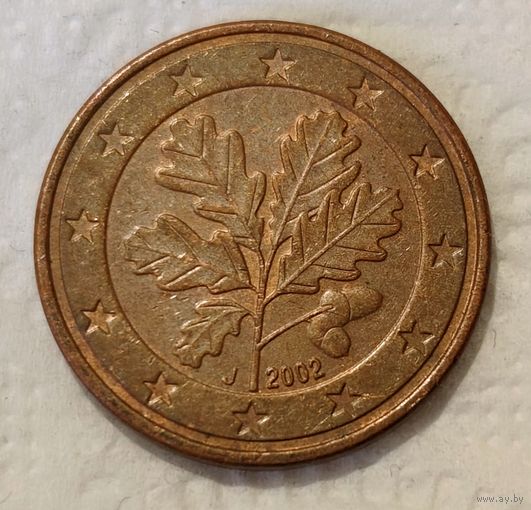 Германия 5 евроцентов, 2002 "J" - Гамбург (14-12-11)