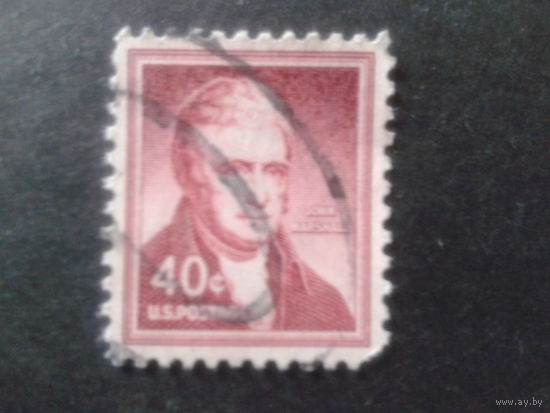 США 1955 стандарт Джон Маршал, юрист и политик, живопись