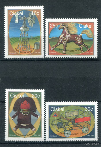 Сискей - 1987г. - Самодельные игрушки - полная серия, MNH [Mi 119-122] - 4 марки
