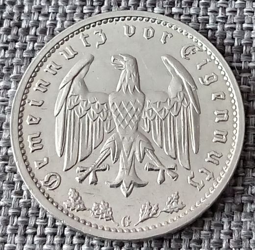 1 рейхсмарка 1937 G