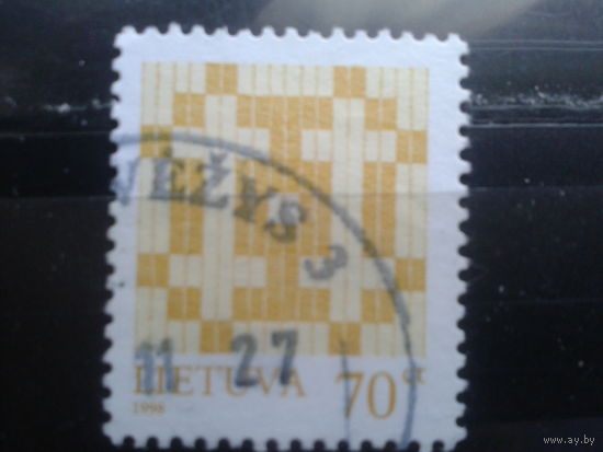 Литва, 1998, Стандарт, орнамент, 70ct