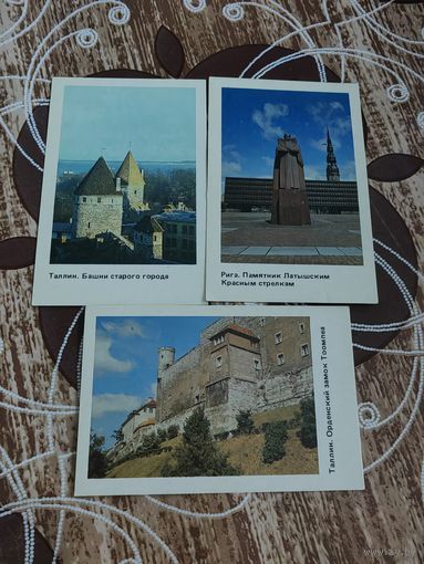 Календарик,прибалтика,1990