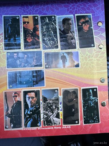 13 наклеек  Terminator