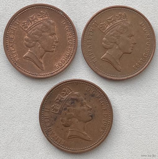 Великобритания 1 пенни 1995 г. Цена за 1 шт.