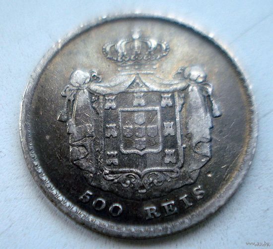 Португалия 500 эскудо 1859 г.
