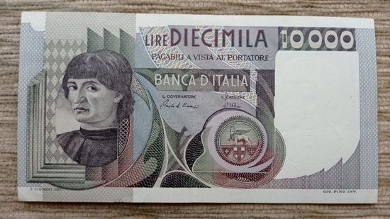 Werty71 Италия 10000 лир 1982 банкнота