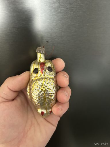 Елочная игрушка большая сова