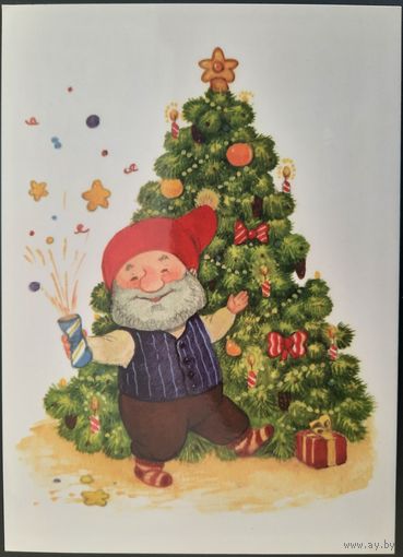 Елочка. Худ.Н.Баландина. Белорусь. 2014 г.