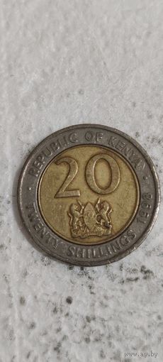 Кения 20 шиллинг 1998