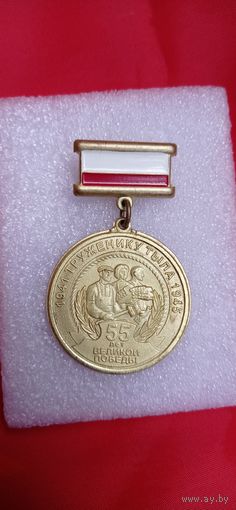 Медаль Знак 1941 Труженику тыла 1945 55 лет великой победы