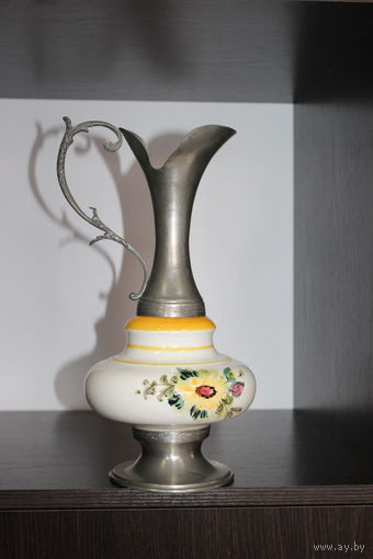Большой керамический кувшин с оловом, Германия.