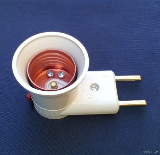 Светильник-ночник Е14 EKF белый