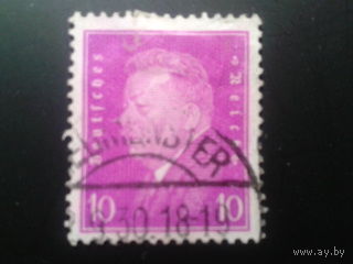 Германия 1930 Эберт рейхспрезидент