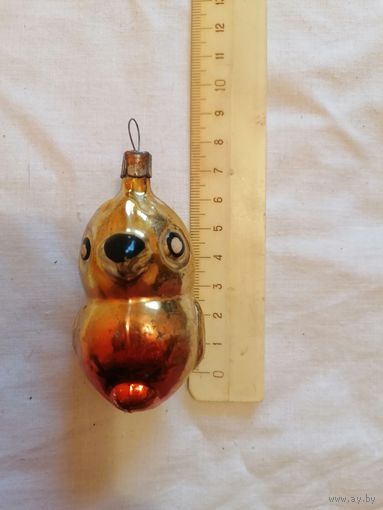 Ёлочная игрушка СОВА СССР 0060