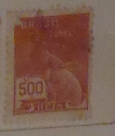 Меркурий на глобусе. Бразилия. Дата выпуска: 1921