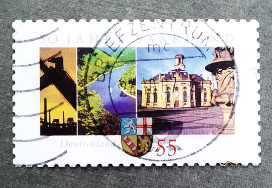 Марка Германия 2007 год 50 лет СААР