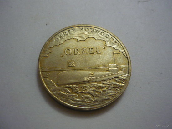 2 злотых 2012 .  ORZEL