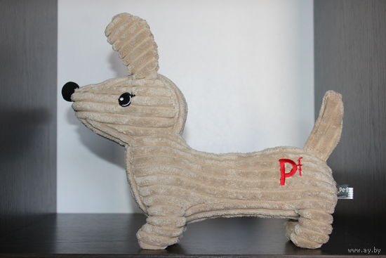 Мягкая игрушка, собачка (такса).