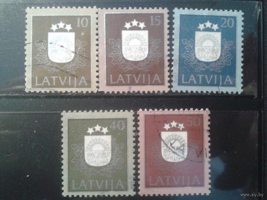 Латвия, 1991. Стандарт. Герб. Mi-4,70 евро гаш.
