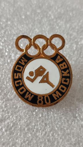Значок знак Олимпийские Игры Москва 1980,тяжелый, 200 лотов с 1 рубля,5 дней!