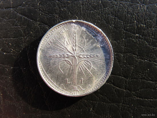 Ватикан. 1 лира.1968. С 20 копеек. Распродажа коллекции. Смотрите другие лоты.