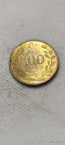 Турция 100 лир 1989