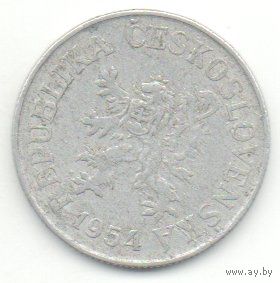 ЧЕХОСЛОВАЦКАЯ РЕСПУБЛИКА. 10 ГЕЛЛЕРОВ 1954