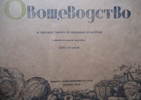 Овощеводство 1944