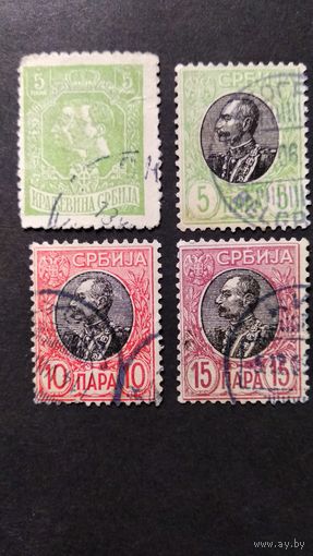 Сербия\777фе\ 1905w\1916 ми134III-A  Стандарт, Король Петр