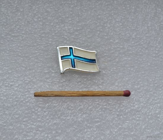 Флаг Финляндия.