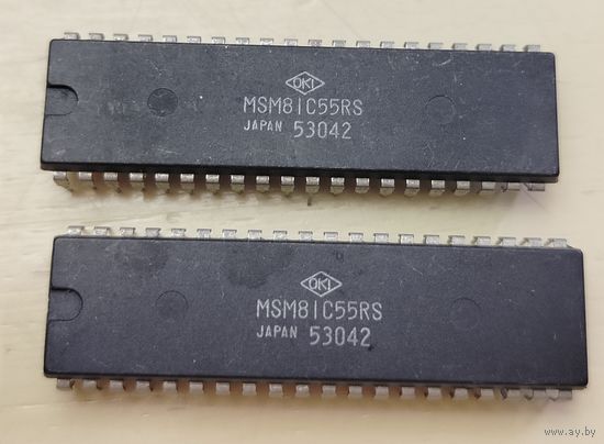 Микросхема MSM8IC55RS MSM8 IC55RS  OKI MSM81C55RS microprocessor rare