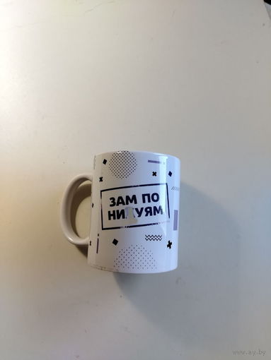 Кружка с прикольной надписью "Зам по ни..уям", 330 мл, 1 шт