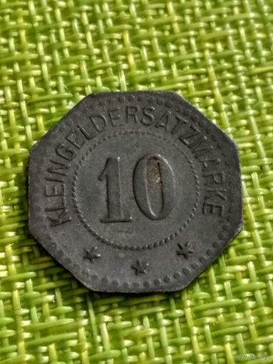 Нотгельды Пирмасенс 10 пфенниг 1917 г