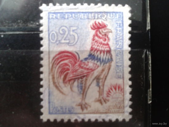 Франция 1962 Стандарт, галльский петух