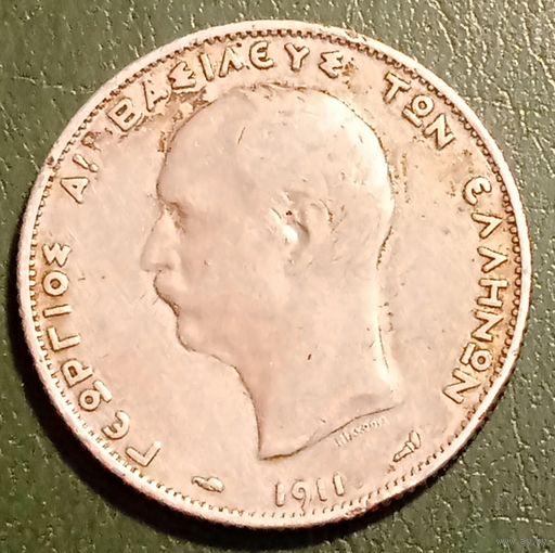 Греция 2 драхмы 1911