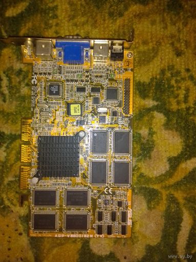 Видеокарта ASUS V3800 (nVidia Riva TNT2) под AGP слот