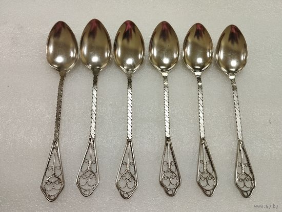 Ложки чайные Сканевые, мельхиор. СССР