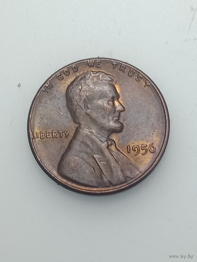 США 1 цент 1956 года .