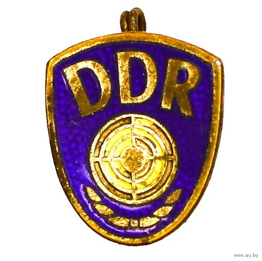ГДР. Нагрудный знак "За достижения в спортивной стрельбе"