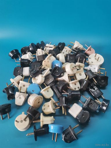 Электровилка СССР. (60 шт. одним лотом).