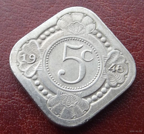 Кюрасао. 5 центов 1948