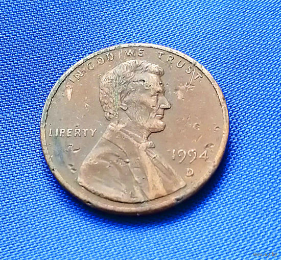 1 цент 1994 D США #03